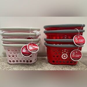 Target Toy Shopping Basket Bullseye Pink and/or Red LIMITED EDITION SOLD OUT